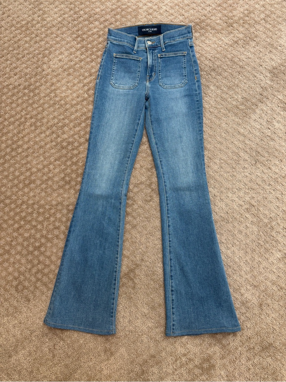 Veronica Beard Denim High Rise Blue Flared Women’s Jeans